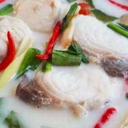 ต้มข่าปลากระพง