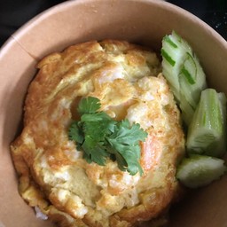 ข้าวไข่เจียวกุ้งสับ