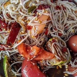ตำขนมจีน(ตำข้าวปุ้น)