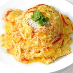 ข้าวไข่ข้นปูอัด