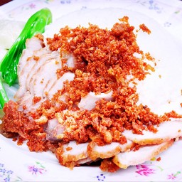 หมูทอดโบราณราดข้าว