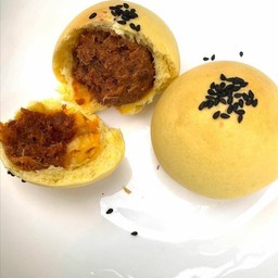 Healthy Baked โมจิไก่หยองพริกเผา ( แป้งมันม่วง )