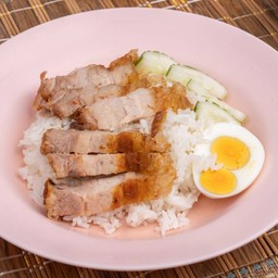 ข้าวหมูกรอบ