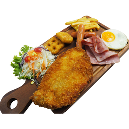 สเต็กถาดมินิ ปลาดอลลี่ทอด