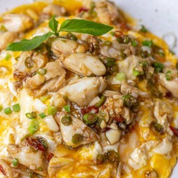 ข้าวไข่ข้นปูพริกสด