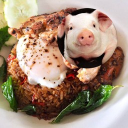 Krapao Fried Rice with Grilled Pork