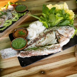 เมี่ยงปลาเผา ( ไซส์ XL )