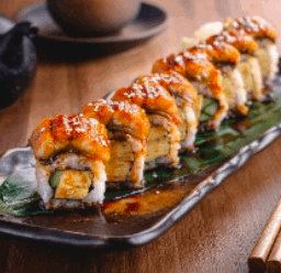 Dragon Roll (8 pcs) โรลปลาไหล