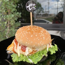 เบอร์เกอร์ไก่ห่อไข่