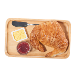 ST2  ครัวซองต์ เนยแยม Croissant with Butter & Jam