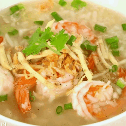 ข้าว( ต้ม)กุ้งหมูสับก้อน