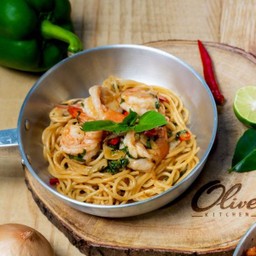 Tom Yum Goong Pasta