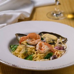 Seafood White Wine Pasta