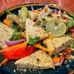 ยำหมูยอสมุนไพร