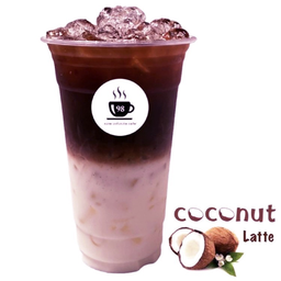 กาแฟ โคโคนัท ลาเต้ เย็น -  ICED COCONUT LATTE COFFEE