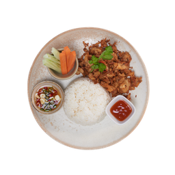 T6 Garlic & Pepper Rice กระเทียมพริกไทย