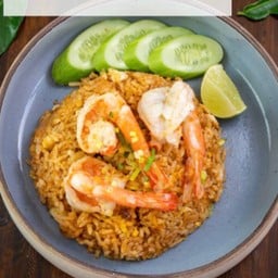 Chili Paste Fried Rice with Shrimp