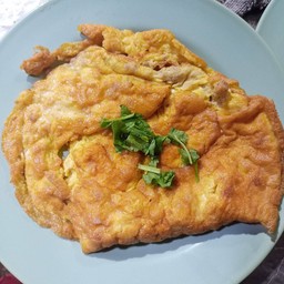 ไข่เจียวหมูสับ กับข้าว