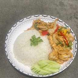 A10ข้าวผัดผงกะหรี่