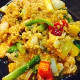 เนื้อปูผัดผงกระหรี่