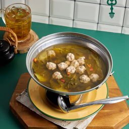 ต้มผักกาดดองหมูสับ