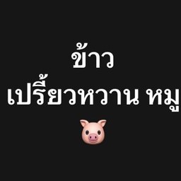 ข้าวหน้าเปรี้ยวหวานหมู (Sweet&Sour Pork on Rice)