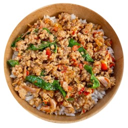 ข้าวกะเพราหมูสับ