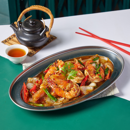 กุ้งผัดพริกขิง