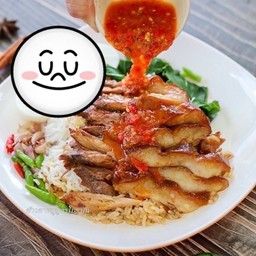 Stewed Pork Leg On Rice