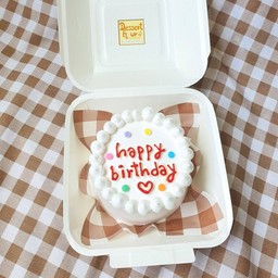 เค้กมินิแบบ 12 (เขียนหน้าเพิ่มไม่ได้ค่ะ)