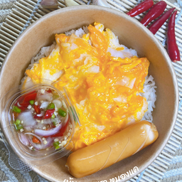 ข้าวไข่ขยี่เด็กๆ (ใส่ซอสแมกกี้)