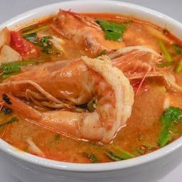 กุ้งอบวุ้นเส้นตลาดกลางลาดสวาย