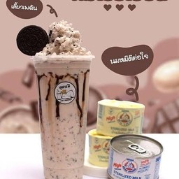 นมหมีปั่นโอริโอ้