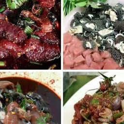 ลาบอุบล ตลาดนัดวัดอโศการาม