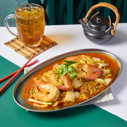 กุ้งผัดผงกะหรี่