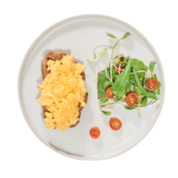 B11 Eggs on Toast ขนมปังหน้าไข่