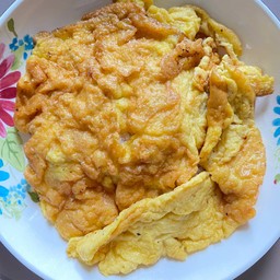 ข้าวไข่เจียวไก่สับ