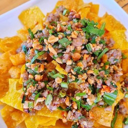 เกี้ยวทอดทรงเครื่อง