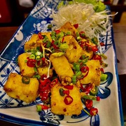 เต้าหู้ญี่ปุ่นโมเมนทอดผัดพริกเกลือ