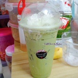 ชาเขียวนมสดเย็น 22oz.