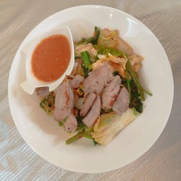 สุกี้ผัดแห้ง ไก่