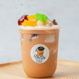 น้ำเต้าหู้ชาไทยปั่น+ทรงเครื่อง