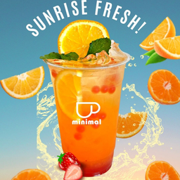 Sunrise Fresh (น้ำผลไม้ส้มสตอเบอรี่)