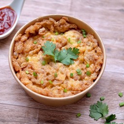 ข้าวไข่เจียวหมูสับ