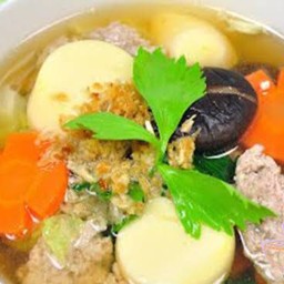 ต้มจืดเต้าหู้ไก่สับ