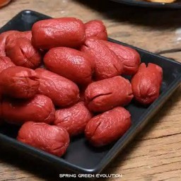 ใส้กรอกแดงทอด