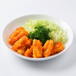 ปลาหมึกกรอบผัดไข่เค็ม