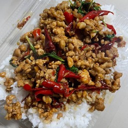 ข้าวกะเพราหมูสับ