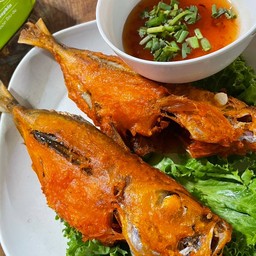 ปลาชุบแป้งทอด 1ชุด (2ตัว)