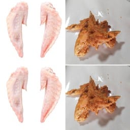 ปลายปีกไก่ทอดน้ำปลา 10 ชิ้น